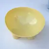 Cor Macaroon Cor Perna de Elefante Tigela de Plástico para Gatos Proteção para o Pescoço Tigela Inclinada Bacia para Comida de Animais de Estimação Tigela para Gatos com Pé Alto Tigela para Cães