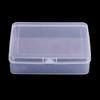 Suministro directo de fábrica, caja rectangular de 12,5 pulgadas, de plástico transparente PP, para almacenamiento de artículos de pesca, joyas, papelería, hardware, caja de almacenamiento de escritorio.