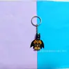Llavero de Bloques de Construcción Compatible con Hombre de Navidad Bebé Tiburón Colgante de Llavero Unicornio Cadena para Mochila Trasera Conejo Rábano
