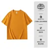 Camiseta Infantil Algodão Puro DIY Pintada à Mão Cor Lisa Publicidade Camisa Cultural Alunos do Ensino Fundamental Jardim de Infância Manga Curta Uniforme de Turma Logo Personalizado