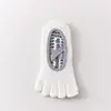 Calcetines de yoga de cinco dedos, calcetines antideslizantes profesionales para Pilates, calcetines de interior para fitness y deportes para mujer, directo del fabricante, venta al por mayor