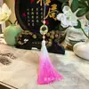 Venta Directa de Fábrica Colgante de Borla Esmaltada Gradiente de 12 cm Estilo Antiguo Rostro de Caballo Falda Cintura Cheongsam Adorno Colgante Decorativo