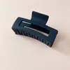 Pinza para el Cabello Cuadrada Mate Simple Parte Trasera de la Cabeza Mucho Cabello Recogido Pinza de Garra Cruzada Pinza de Tiburón Grande Pinza para el Cabello de Mujer Pinzas