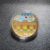 Moedas de Lembrança para Atrações Turísticas de Nanjing Templo de Confúcio, Palácio Presidencial, Ponte do Rio Yangtze, Templo Jiiming, Medalhas Comemorativas Periféricas de Niushoushan
