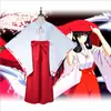 Yeqin lingerie sexy fantasia de Halloween traje cosplay fantasia de bruxa Kikyou conjunto completo peça única dropshipping 7623