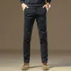 Novas Calças Sociais Masculinas Stretch Casuais 2026, Primavera e Outono, Retas, Cintura Alta, Slim Fit, Calças Longas de Alta Qualidade