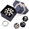 Llave multifuncional de copo de nieve herramienta de copo de nieve 18 en una llave de copo de nieve herramienta hexagonal octagonal de acero tarjeta de herramienta