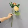 Suministro directo de fábrica simulación de diseño de camino de boda flor artificial blanca decoración del hogar sala de estar simulación 2 peonía retro