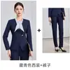 Conjunto de Traje Profesional Gris para Mujer Otoño 2026 para Departamento de Ventas y Recepcionistas de Hotel