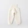 Calça Quente Protetora de Barriga para Bebê, Roupa para Recém-Nascido, Calça de Algodão Acolchoada para Recém-Nascido, Roupa Íntima Infantil para Outono e Inverno, Calça com Abertura no Gancho para Primavera e Outono