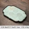 Bandeja de Chá Seco Estilo Chinês Tradicional, Suporte Pesado de Bambu para Bule de Chá, Pequena Mesa de Chá, Bandeja para Conjunto de Chá Kung Fu Doméstico, Bandeja de Chá de Bambu, Bandeja para Servir Chá, Bandeja para Oferenda de Chá