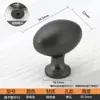 Ovo de Pombo Oval Gaveta Buraco Único Puxador Escandinavo Dourado Preto Brilhante Armário Guarda-Roupa Móveis Redondo Pequeno Puxador