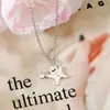 Brightfly Venta Caliente Transfronteriza Lindo Dibujo Animado Feliz Hombre de Jengibre Colgante de Collar de Circonita Diseño de Nicho Cadena para Clavícula para Mujeres
