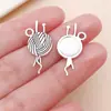 Mezcla 20 Herramientas de Costura Tijeras Lana Hierro Máquina Aleación Accesorios para Joyería Colgante DIY Collar Pulsera Colgante