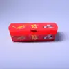 Caixa Personalizável para Lanche para Levar, Embalagem para Cachorro-Quente com Tampa, Caixa Tipo Barco Descartável, Caixa para Amostra de Maçã Caramelizada