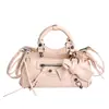 Bolso de Motocicleta de Moda 2026 con Remaches, Elegante y de Alta Gama, de un Solo Hombro, Cruzado, de Mano, Bolso de Moda para Mujer