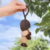 Cáscara de Fruta Natural Colgante de Carrillón de Viento Cumplidor de Deseos Hecho a Mano Fruta DIY Terapia de Sonido Curativo Campana de Mano Regalo para Mejor Amiga Adorno