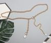 Verano con accesorios de cinturón de falda colgante de perlas cadena de cintura decoración de verano para mujer 2021 elegante combinable con todo