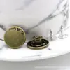 Fabricante 17MM aleación cabeza oscilante correa de botón de mezclilla hebilla de pantalón de mezclilla hebilla redonda hebilla metálica en forma de I