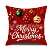 Amazon Cross-Border Atmosfera de Natal Capa de Almofada para Sofá Almofada de Cabeceira Decoração de Casa Almofada Lombar