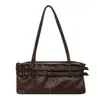 Bolso Satchel Retro Simple para Viajes Bolsa Boston para Mujer Otoño 2025 Nuevo Bolso de Hombro/Axila de Alta Gama Tendencia
