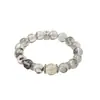 Pulsera de Cristal Fantasma Verde Natural para Hombres y Mujeres, Citrino Original, Cuarzo Rutilado Dorado, Pulsera de Cuarzo Rosa, Artículo Popular en Xiaohongshu