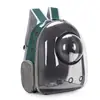 Nova Bolsa Transparente para Gato Popular Bolsa Cápsula Espacial para Pet Saída Moda Respirável Leve Ombro Lateral Penetração Mochila para Gato