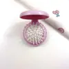 Pente dobrável mini portátil de cor sólida ins coreano, macio, fofo, com espelho, flip, airbag, almofada de ar, escova de massagem, lote
