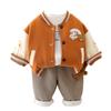 Ropa de niño abrigo de bebé otoño bebé 2024 nuevo otoño ropa de béisbol niños ropa de otoño marea una generación de cabello