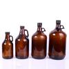 Fabricante em estoque fornece Cor primária marrom 4 litros alça de levantamento Garrafa de vidro da Califórnia 1L2L frasco de armazenamento de reagentes garrafa de vinho de vidro