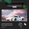 Alfombrilla de Ratón para Coche Deportivo Extra Grande Gaming Anime Esports Hombres Teclado Pad Escritorio de Computadora Pad Bloqueo de Bordes Alfombrilla de Ratón Antideslizante Grande