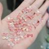 Pétalos de cristal de hortensia de 8 mm, accesorios de joyería hechos a mano, horquilla antigua, material para tocado, venta al por mayor