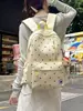 Mochila Escolar INS Japonesa Fofa de Bolinhas para Meninas, Estilo Academia, Mochila Simples e Versátil, Alta Aparência, Mochila Casual para Viagem