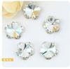 Flor de ameixa Cor Gem Crystal Pointed Special-Shaped Diamond DIY Adesivo Celular Shell Beleza Decoração Acessórios