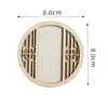 Ímã de Geladeira DIY Bordado Dai Feriado Ímã de Geladeira Artesanal Acessórios Ímã de Geladeira de Madeira Redondo DIY Moldura de Madeira Venda por Atacado