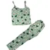 Ropa Interior Sexy Explosiones Europeas y Americanas Estampado Sexy Tirantes Pantalones Estampados Casual Entretenimiento Ropa para el Hogar conjunto Ropa de Exterior