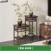 Nuevo estante de flores de estilo chino para balcón, sala de estar, estante de almacenamiento simple, estante para macetas de pie, mesa de flores, estante colgante para orquídeas con plantas en maceta antiguas