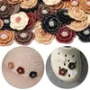 Acessórios de Flor Camélia Tridimensional de Furo Único com Base Plana de Pérola de Imitação ABS para Sapatos, Chapéus, Bolsas, Roupas, Brincos, Presilhas de Cabelo e Projetos DIY