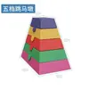 Conjunto de Equipamentos de Parkour para Aptidão Física Infantil, Conjunto de Parkour de Nove Peças com Tripé, Equipamento de Agachamento para Parkour de Jardim de Infância