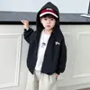 Chaqueta de Primavera para Niños 2026 Nueva Elegante Sudadera con Capucha para Bebé Ropa de Primavera y Otoño para Niños Estilo Coreano Sudadera Cardigan