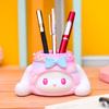 Novo Desenho Animado Coelho Espacial Armazenamento Ornamento de Escritório Fofo Coelho Wendy Porta Canetas Lâmpada Decoração de Mesa de Estudante Presente