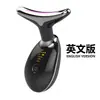 Dispositivo de belleza para el cuello de 7 colores importado para masajear las líneas del cuello, dispositivo de belleza vibratorio transfronterizo para rostro en V, instrumento de belleza pequeño tipo delfín portátil para uso doméstico