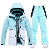 Nuevo traje de esquí de snowboard para hombre y mujer, cálido y grueso, estilo coreano, pantalones de esquí