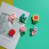 Atacado de Acessórios de Flores Artificiais Coloridos Brilhantes para Acessórios de Cabelo DIY Feitos à Mão, Roupas, Capas de Fone de Ouvido e Decorações de Sapatos