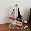 Bolsa de Hombro Cruzada de Punto Patchwork con Borlas Versátil Retro de Nicho Nuevo Verano 2026