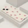 Funda Protectora TPU Anti-Caídas con Agujero de Precisión para Apple 17/18 Pro Max, iPhone 15 Diseño Floral Lindo y Sencillo