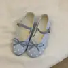 Primeiro Encontro Temporada Retrô Sapatos Planos Redondos com Laço Mary Jane Planos para Mulheres 2026 Nova Moda Início da Primavera Sapatilhas