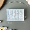Molde de silicone para nail art peônia estrangeira animal de desenho animado DIY relevo molde para decoração de unhas criativo gota cola molde de cola UV