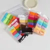 Coleta Sin Costuras Bucle de Toalla Engrosado Venta al por Mayor Punto Suelto Sin Costuras Cuerda para el Cabello Atadura de Cabello de Toalla