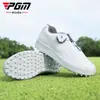 Zapatos de Golf Nuevos Pgm para Niños Zapatos Juveniles para Niños y Niñas Diseño Transpirable con Agujeros